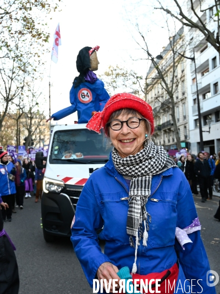 Manifestation contre les violences faites aux femmes, Paris