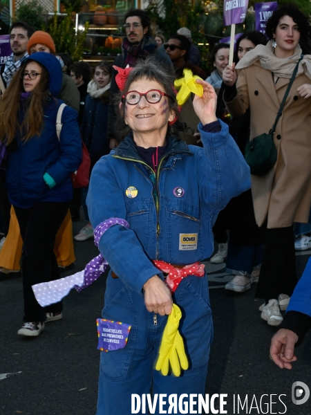 Manifestation contre les violences faites aux femmes, Paris