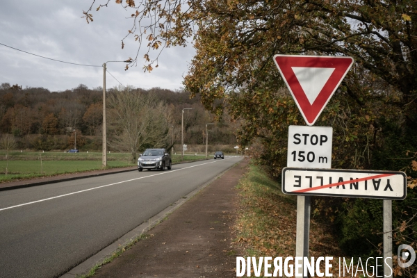 Panneaux à l envers en Seine-Maritime