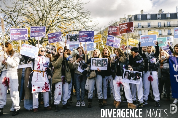 Manifestation contre les violences faites aux femmes