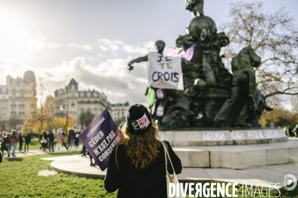 Manifestation contre les violences faites aux femmes