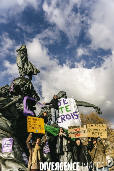 Manifestation contre les violences faites aux femmes