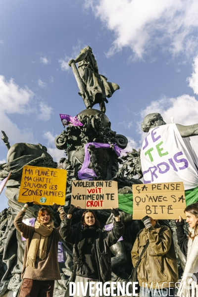 Manifestation contre les violences faites aux femmes