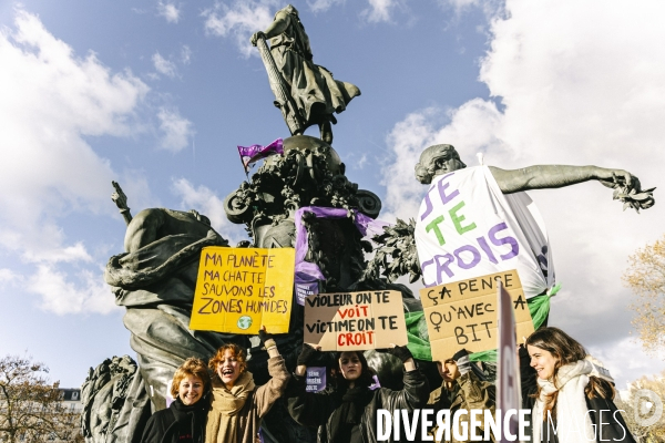 Manifestation contre les violences faites aux femmes