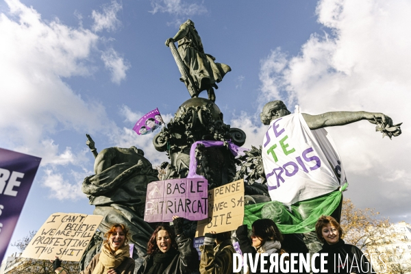 Manifestation contre les violences faites aux femmes