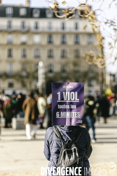 Manifestation contre les violences faites aux femmes