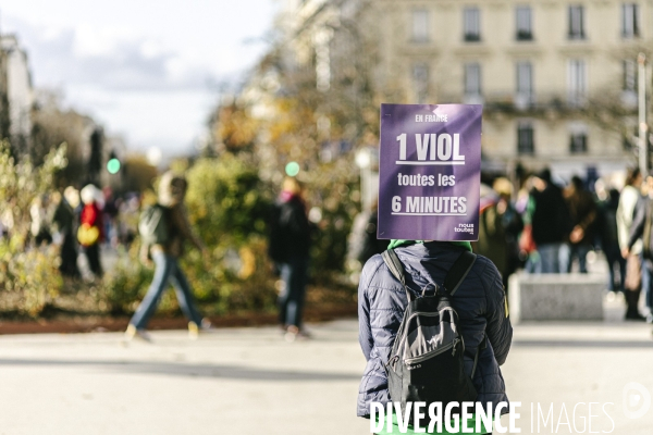 Manifestation contre les violences faites aux femmes