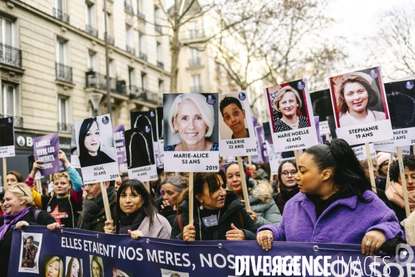 Manifestation contre les violences faites aux femmes