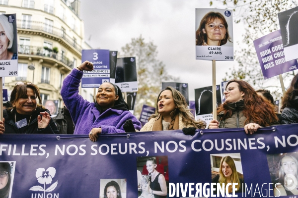 Manifestation contre les violences faites aux femmes