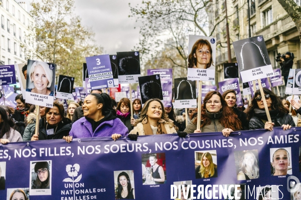 Manifestation contre les violences faites aux femmes