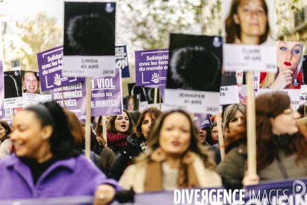 Manifestation contre les violences faites aux femmes