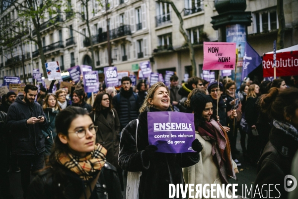 Manifestation contre les violences faites aux femmes