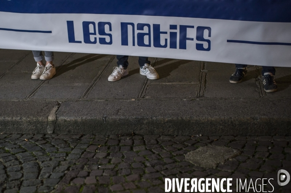Rassemblement de l extreme droite en hommage a thomas tue a crepol.