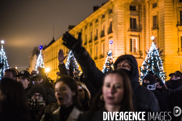 Rassemblement de l extreme droite en hommage a thomas tue a crepol.