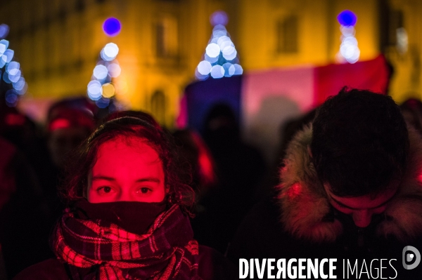 Rassemblement de l extreme droite en hommage a thomas tue a crepol.