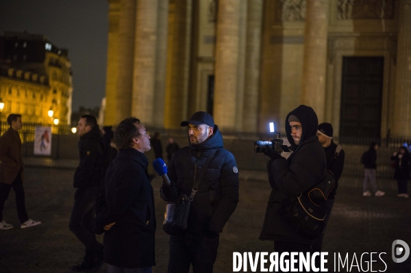 Rassemblement de l extreme droite en hommage a thomas tue a crepol.