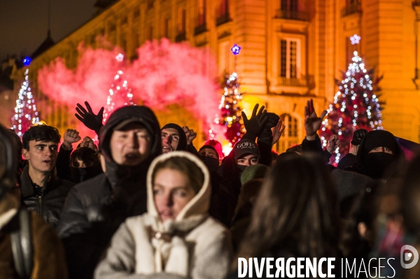 Rassemblement de l extreme droite en hommage a thomas tue a crepol.