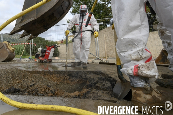 Travaux avec amiante naturel