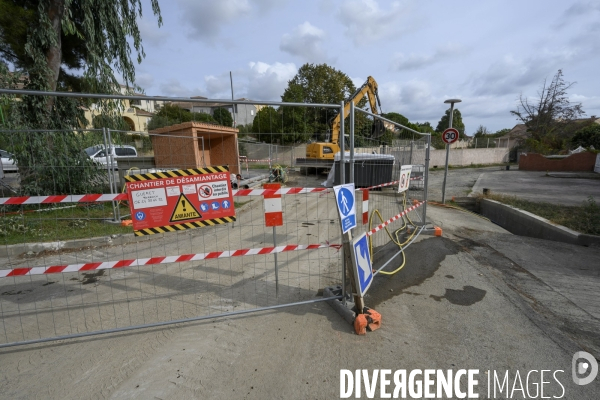 Travaux avec amiante naturel