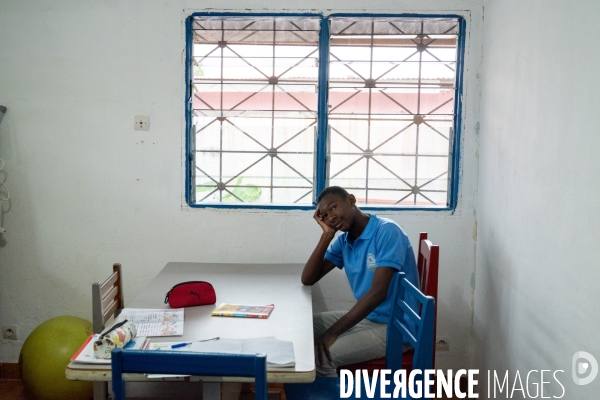 Gabon. Centre d éducation spécialisé.