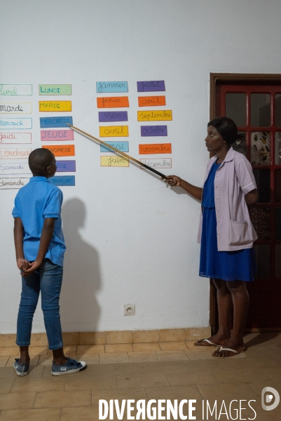 Gabon. Centre d éducation spécialisé.