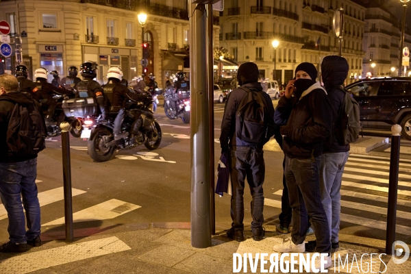 Manifestation au Panthéon  de l  ultradroite