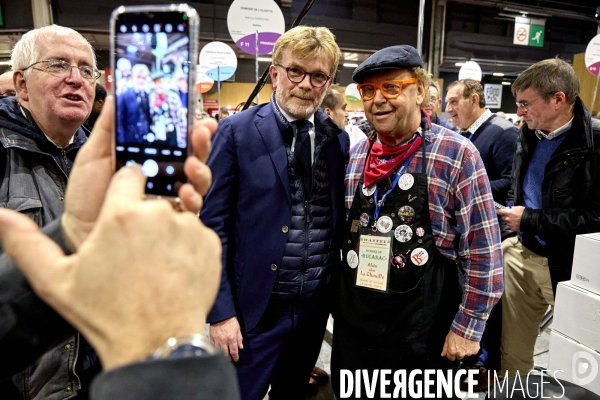 Marc Fesneau , ministre de l Agriculture et de la Souveraineté alimentaire,,au Salon des Vins des Vignerons Indépendants