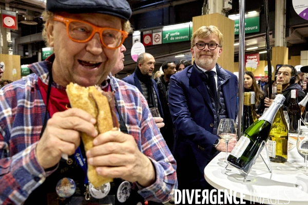 Marc Fesneau , ministre de l Agriculture et de la Souveraineté alimentaire,,au Salon des Vins des Vignerons Indépendants