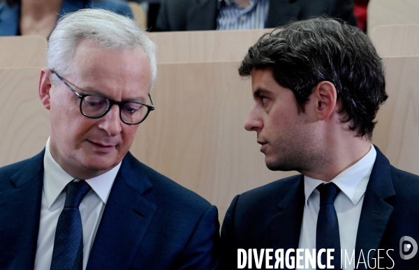 Lancement par Bruno Le Maire et Gabriel Attal de l opération stage de seconde mobilisation générale