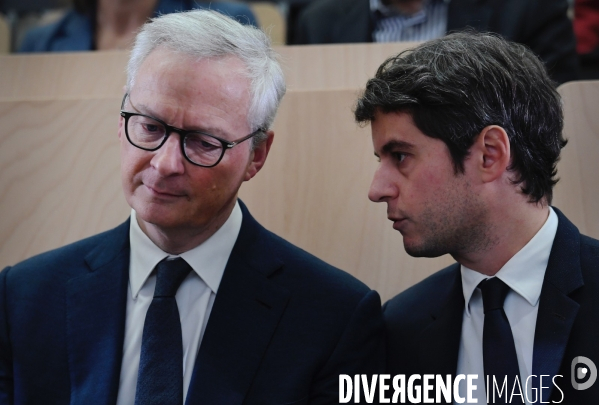 Lancement par Bruno Le Maire et Gabriel Attal de l opération stage de seconde mobilisation générale