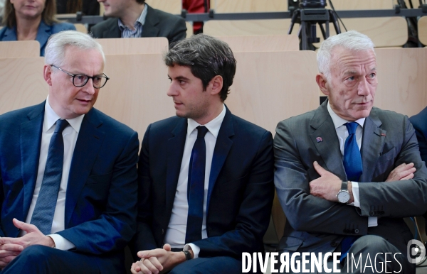 Lancement par Bruno Le Maire et Gabriel Attal de l opération stage de seconde mobilisation générale