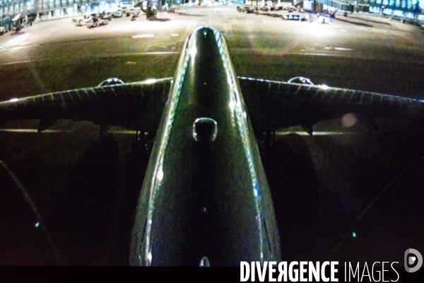 Airbus A350 d Air-France. Vol Libreville Paris.