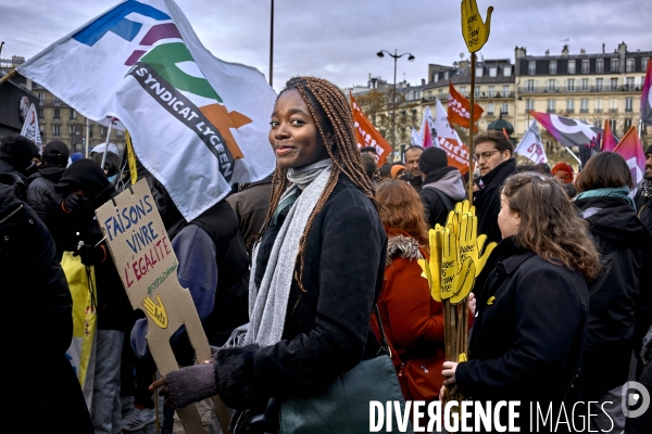 Manifestation 40 ans de  la marche pour l’égalité et contre le racisme.