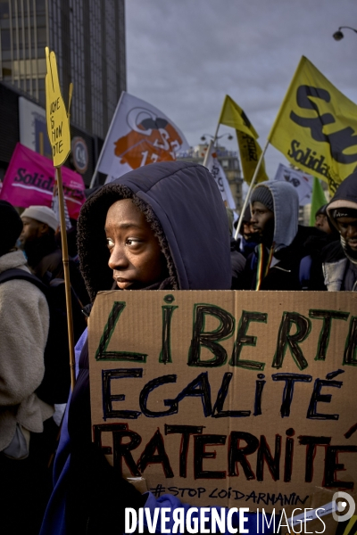Manifestation 40 ans de  la marche pour l’égalité et contre le racisme.