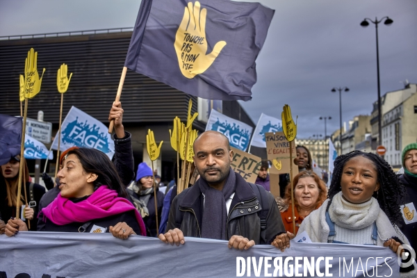 Manifestation 40 ans de  la marche pour l’égalité et contre le racisme.