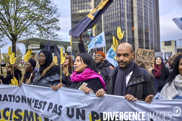Manifestation 40 ans de  la marche pour l’égalité et contre le racisme.