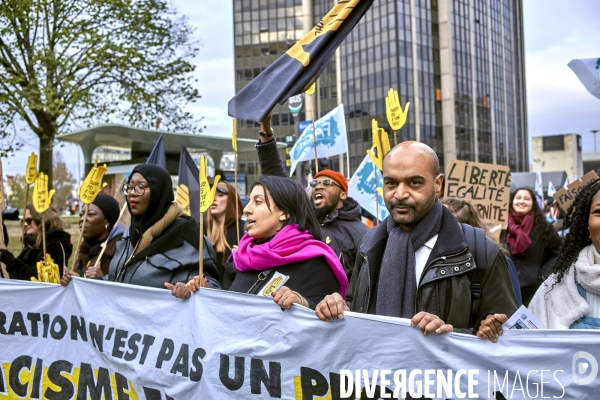Manifestation 40 ans de  la marche pour l’égalité et contre le racisme.