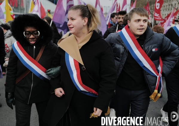 Manifestation à l occasion des 40 ans de la marche pour l egalité et contre le racisme