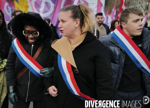 Manifestation à l occasion des 40 ans de la marche pour l egalité et contre le racisme