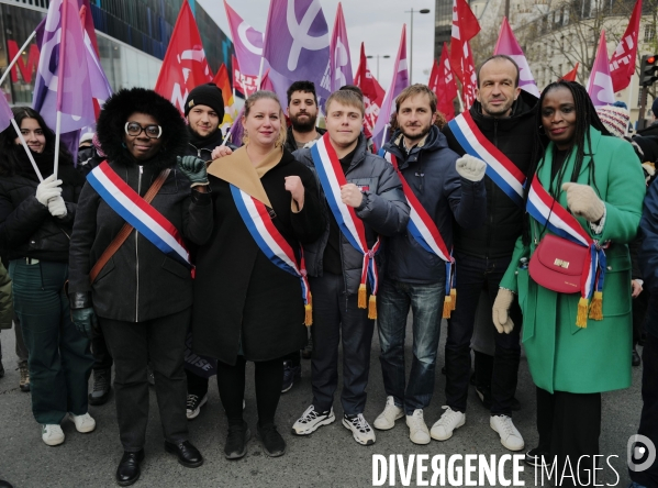 Manifestation à l occasion des 40 ans de la marche pour l egalité et contre le racisme