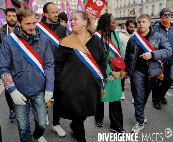 Manifestation à l occasion des 40 ans de la marche pour l egalité et contre le racisme