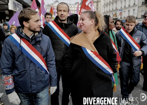 Manifestation à l occasion des 40 ans de la marche pour l egalité et contre le racisme