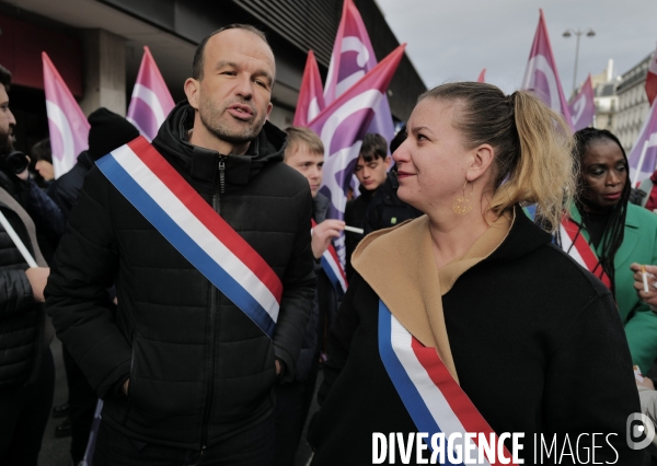 Manifestation à l occasion des 40 ans de la marche pour l egalité et contre le racisme