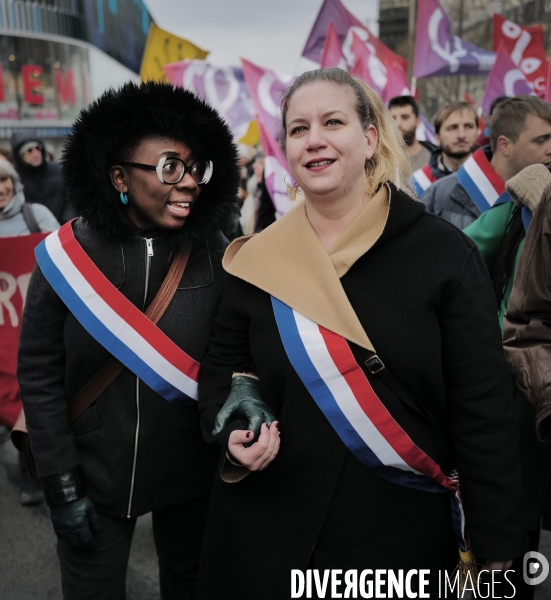 Manifestation à l occasion des 40 ans de la marche pour l egalité et contre le racisme