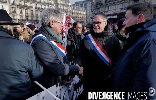 Manifestation à l occasion des 40 ans de la marche pour l egalité et contre le racisme