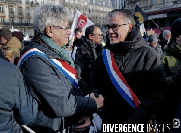 Manifestation à l occasion des 40 ans de la marche pour l egalité et contre le racisme