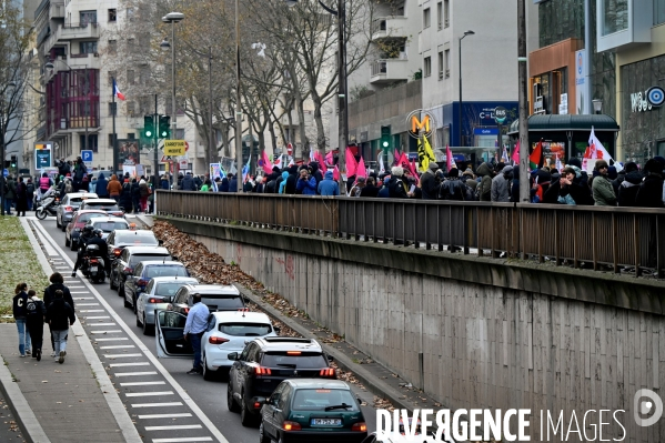 Manifestation à l occasion des 40 ans de la marche pour l egalité et contre le racisme