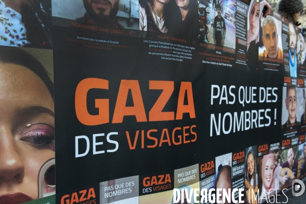Manifestation pour les palestiniens