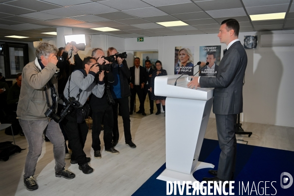 Conférence de presse de Jordan Bardella