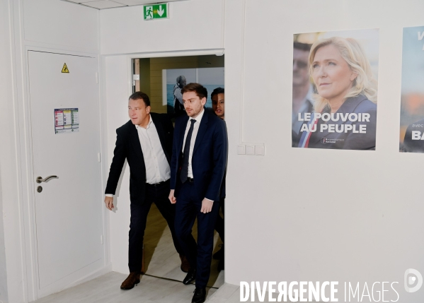 Jean Lin Lacapelle avec Alexandre Loubet
